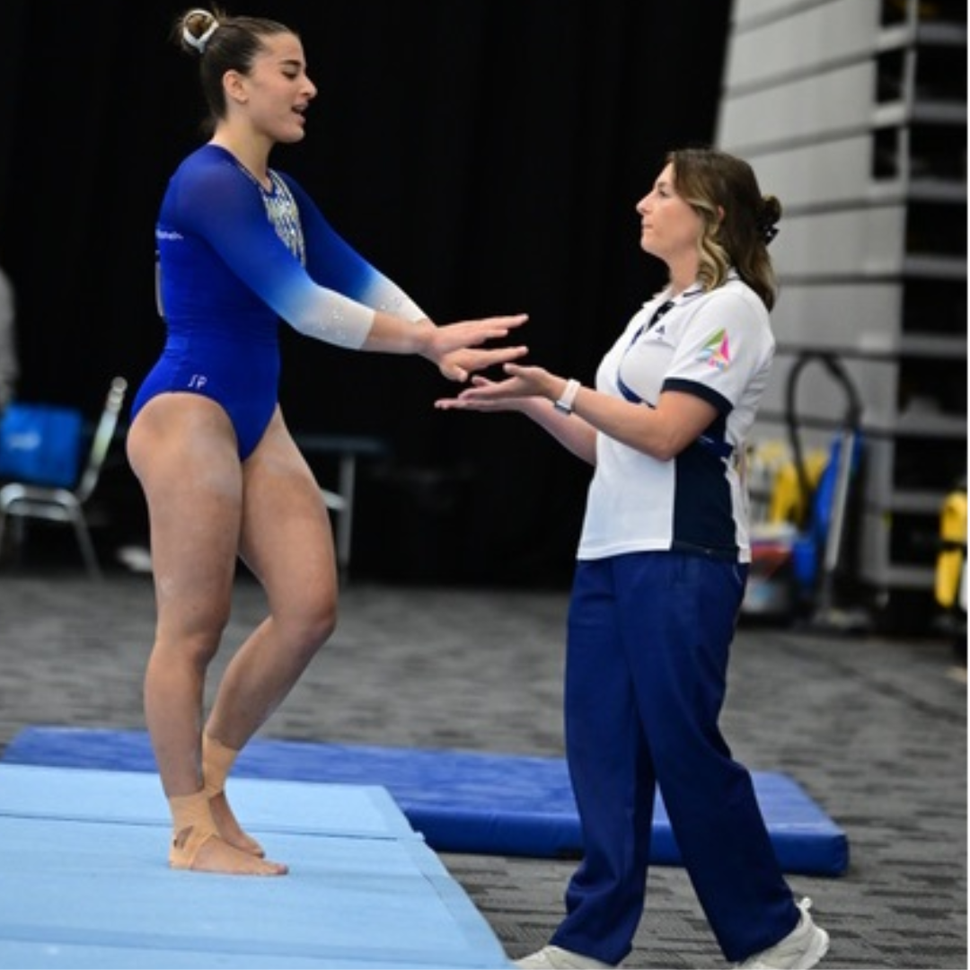 Kara in action on the floor