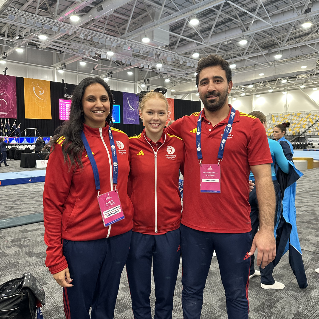 Manel at AGC with team SA